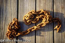 Rusted chain