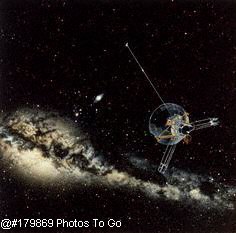 Pioneer 10 & Milky Way