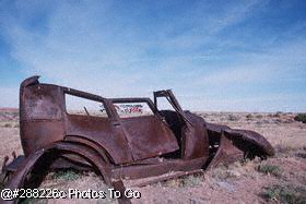 Abandoned car