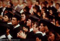 Graduation Crowd Cheering