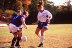 Girls Playing Soccer