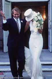 Bride and Groom at Wedding