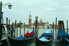 Gondolas in Venice, Italy